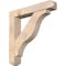 Ekena Millwork Funston Craftsman Smooth Bracket w/ Offset Brace, Douglas Fir, 7 1/2"W x 42"D x 42"H BKT0806X42X42FST04SDF - alternate 1